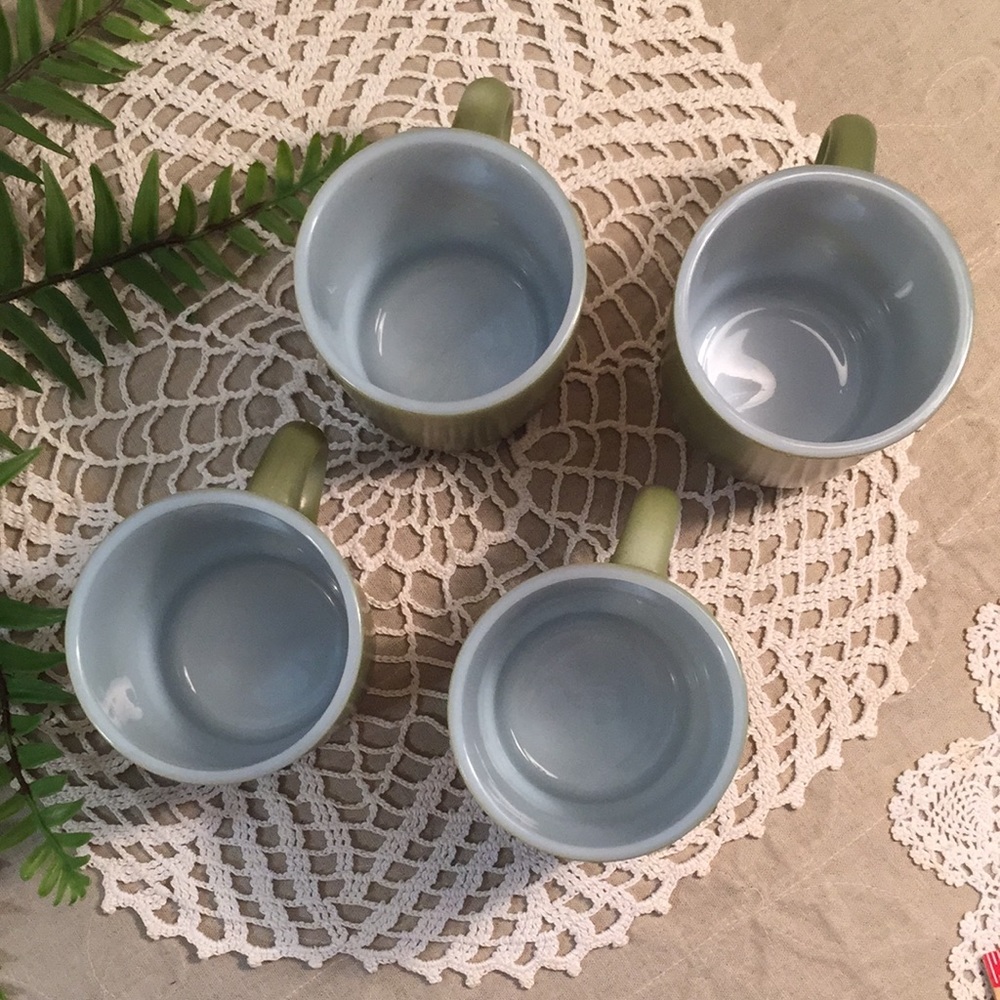Vintage Fire King Mugs Set Of 4 - Picture 4 of 8